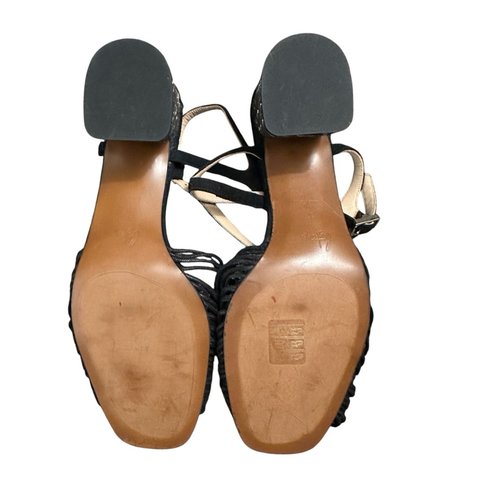 Anthropologie Castaner Mar-Knot Block heels Size 37/US 6.5 - Picture 14 of 15